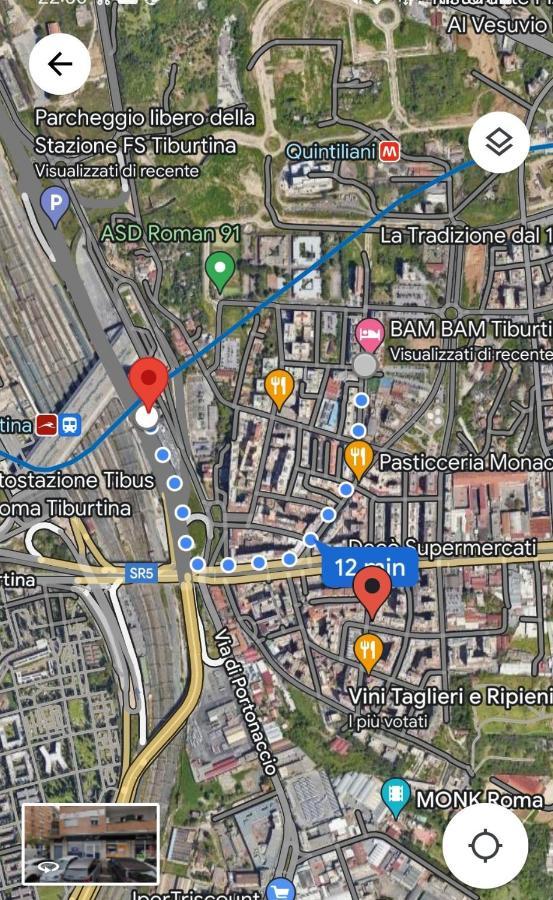 Ferienwohnung Bam Bam Tiburtina Rom Exterior foto